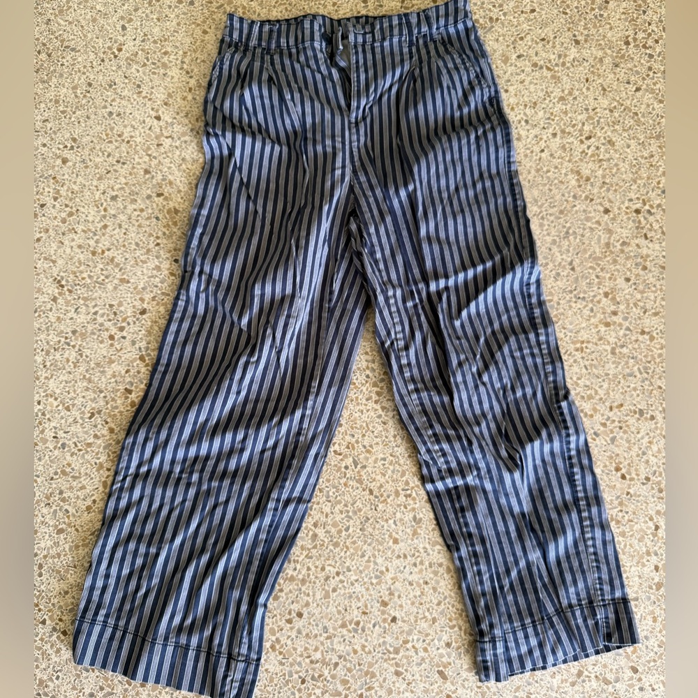 Time and Tru Blue and white Striped Pants